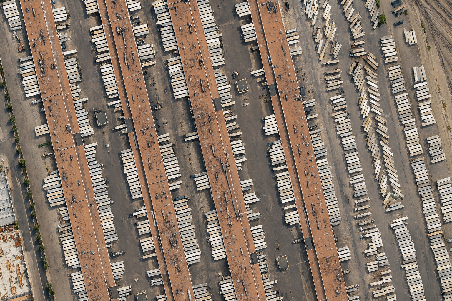 Hunts Point Terminal Market aerial view