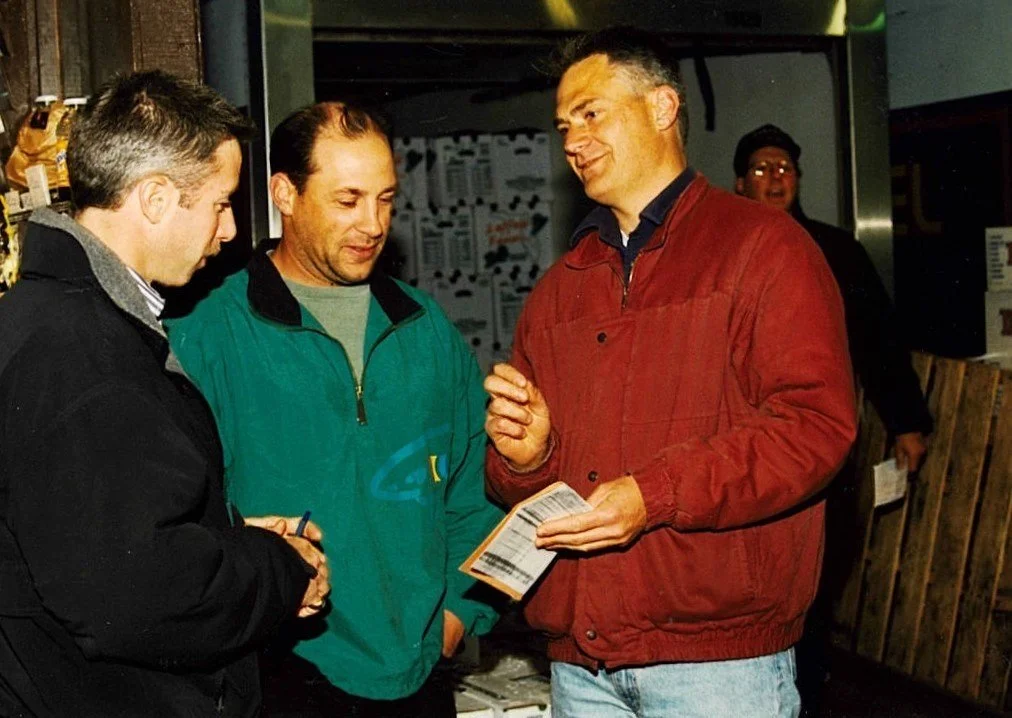 Ira Nathel and Keith Martin with USDA inspector