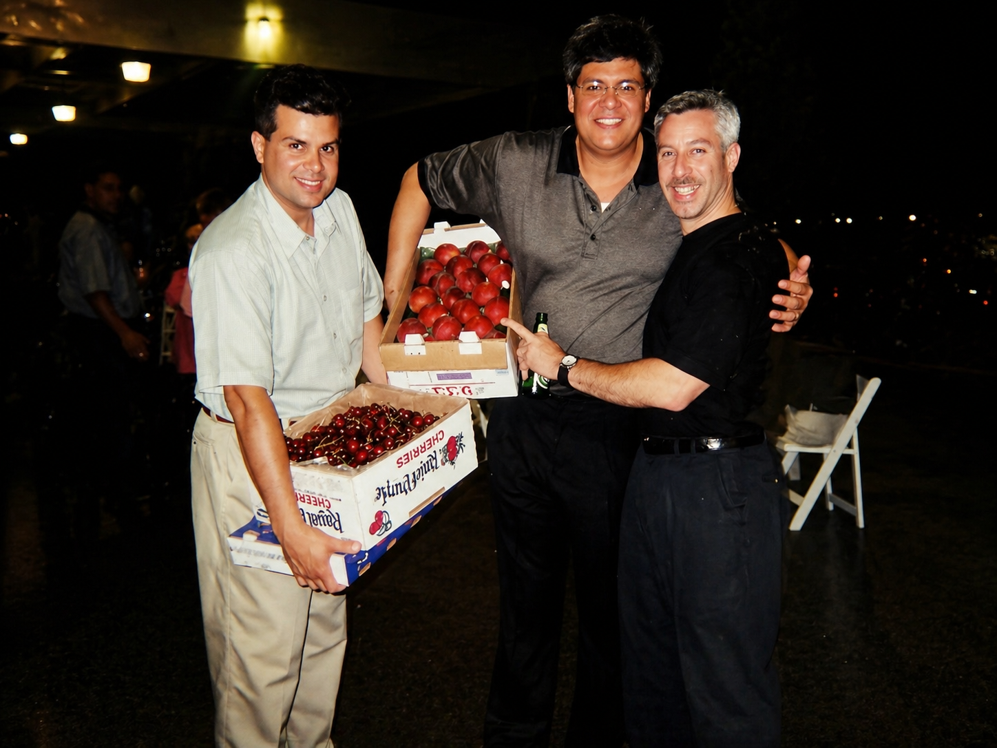 Mickey Bifulco, Burt Bifulco and Ira Nathel at the 357 party